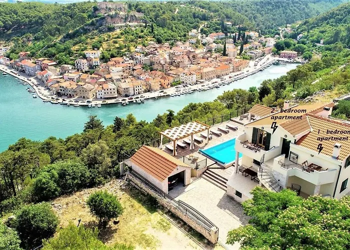 아파트 Dreamview & Heated Pool At Lucija 1